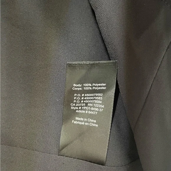 Babaton Artizia Dress Womens Small Black Wallace Wrap Mini Cocktail Party Date - Picture 6 of 7